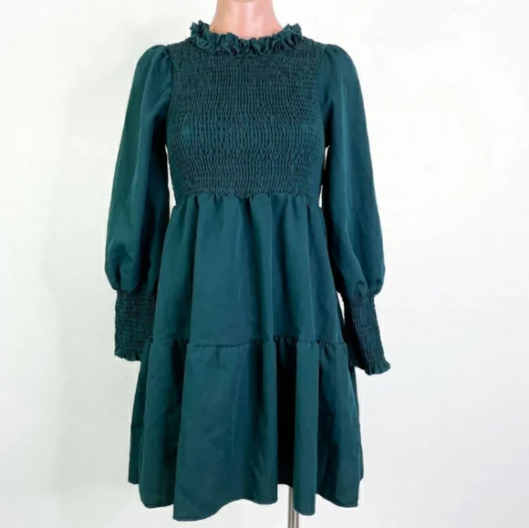 floral dress sage green One In A Million Sage Green Floral Mini Dress main image 1